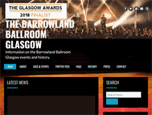 Tablet Screenshot of glasgow-barrowland.com